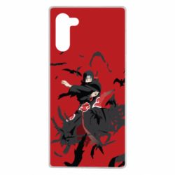 Чохол для Samsung Note 10 Itachi Uchiha with crows - PrintSalon
