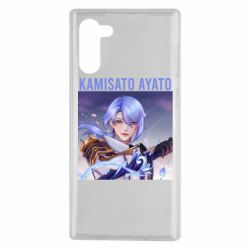 Чехол для Samsung Note 10 Kamisato Ayato - PrintSalon