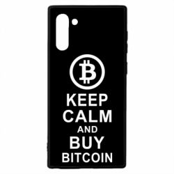 Чехол для Samsung Note 10 Keep calm and by bitcoin - PrintSalon
