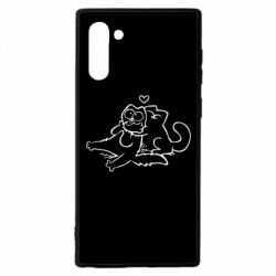 Чехол для Samsung Note 10 Кот Саймона Любовь - PrintSalon