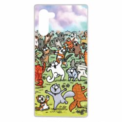Чохол для Samsung Note 10 Коти танцюють - PrintSalon