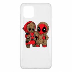 Чехол для Samsung Note 10 Lite Baby Groot And Deadpool - PrintSalon