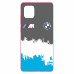 Чехол для Samsung Note 10 Lite BMW logo and gray background - PrintSalon