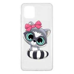 Чехол для Samsung Note 10 Lite Cute raccoon - PrintSalon