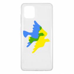 Чехол для Samsung Note 10 Lite Dove flag of Ukraine - PrintSalon