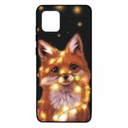 Чохол для Samsung Note 10 Lite Fox And Christmas Lights - PrintSalon