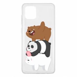 Чехол для Samsung Note 10 Lite Гризли Панда и Белый - PrintSalon