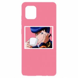 Чехол для Samsung Note 10 Lite Higashikata Josuke drinking tea - PrintSalon