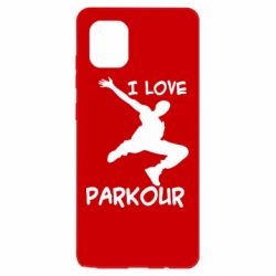 Чехол для Samsung Note 10 Lite I love parkour - PrintSalon