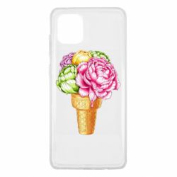 Чехол для Samsung Note 10 Lite Ice cream flowers - PrintSalon