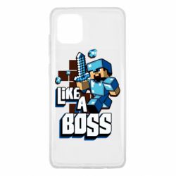 Чехол для Samsung Note 10 Lite Minecraft Like a Boss - PrintSalon