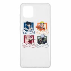 Чехол для Samsung Note 10 Lite Naruto team 7 in action-PrintSalon Чехол для Samsung Note 10 Lite Naruto team 7 in action