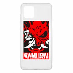 Чехол для Samsung Note 10 Lite Poster samurai Cyberpunk - PrintSalon