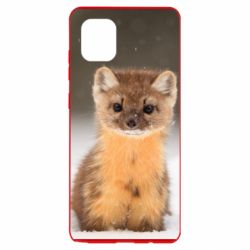 Чехол для Samsung Note 10 Lite Пушистая куница - PrintSalon