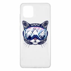 Чехол для Samsung Note 10 Lite Snowboard Cat - PrintSalon