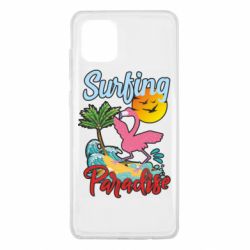 Чехол для Samsung Note 10 Lite Surfing Paradise Flamingo - PrintSalon
