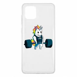 Чехол для Samsung Note 10 Lite The unicorn is rocking - PrintSalon