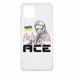 Чехол для Samsung Note 10 Lite Украинский летчик - PrintSalon