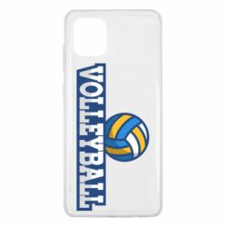 Чехол для Samsung Note 10 Lite Volleyball text and ball - PrintSalon