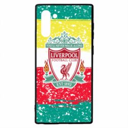 Чехол для Samsung Note 10 Liverpool and logo colors