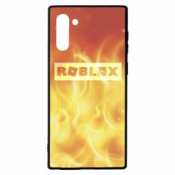 Чохол для Samsung Note 10 Logo and fire - PrintSalon