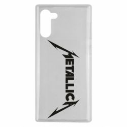 Чехол для Samsung Note 10 Logo Metallica - PrintSalon
