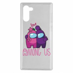 Чехол для Samsung Note 10 Love is Among Us - PrintSalon