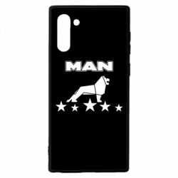 Чехол для Samsung Note 10 Man lion and stars - PrintSalon