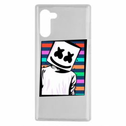 Чехол для Samsung Note 10 Marshmello Colorful Portrait - PrintSalon