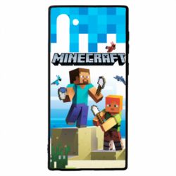 Чехол для Samsung Note 10 Minecraft summer - PrintSalon