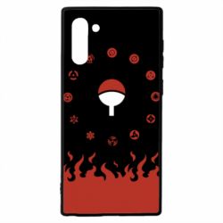 Чехол для Samsung Note 10 Naruto Sasuke Uchiha Sharingan - PrintSalon