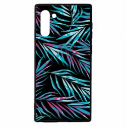 Чохол для Samsung Note 10 Neon Palm Leaves - PrintSalon