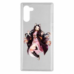 Чохол для Samsung Note 10 Nezuko cat - PrintSalon
