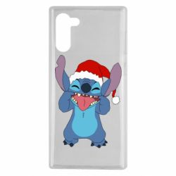 Чехол для Samsung Note 10 Новогодний Стич - PrintSalon