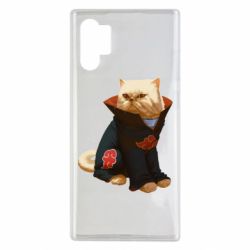 Чехол для Samsung Note 10 Plus Akatsuki angry cat - PrintSalon