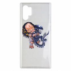 Чехол для Samsung Note 10 Plus Alien vs Predator - PrintSalon