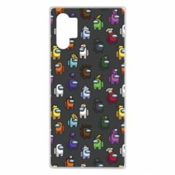 Чехол для Samsung Note 10 Plus Among Us Pattern - PrintSalon