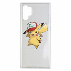 Чехол для Samsung Note 10 Plus Ash's hat Pikachu - PrintSalon