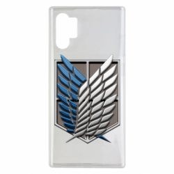 Чехол для Samsung Note 10 Plus Attack Titan Survey Corps Logo 3D