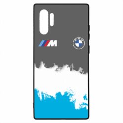 Чехол для Samsung Note 10 Plus BMW logo and gray background - PrintSalon
