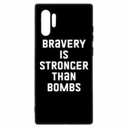 Чехол для Samsung Note 10 Plus Bravery is stronger - PrintSalon