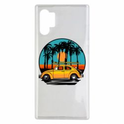 Чехол для Samsung Note 10 Plus Car and sunset - PrintSalon