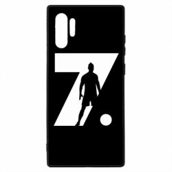 Чехол для Samsung Note 10 Plus Cristiano Ronaldo Silhouette Art - PrintSalon
