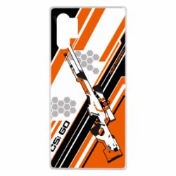 Чохол для Samsung Note 10 Plus CS: GO AWP Asiimov Skin - PrintSalon