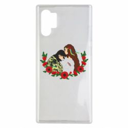 Чохол для Samsung Note 10 Plus Дівчина цілує солдата - PrintSalon