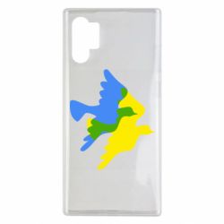 Чехол для Samsung Note 10 Plus Dove flag of Ukraine - PrintSalon