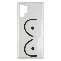 Чехол для Samsung Note 10 Plus Funny tits - PrintSalon