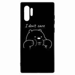 Чехол для Samsung Note 10 Plus I don't care white