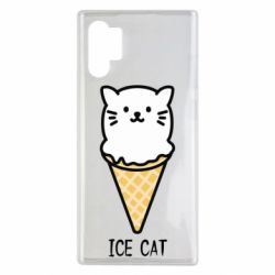 Чехол для Samsung Note 10 Plus Ice Cat - PrintSalon