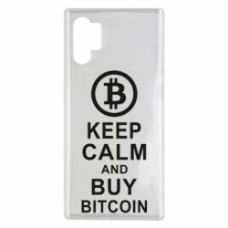 Чехол для Samsung Note 10 Plus Keep calm and by bitcoin
